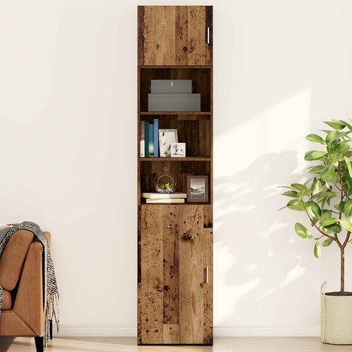 Vidaxl wandschrank altholz - wandschrank, 50