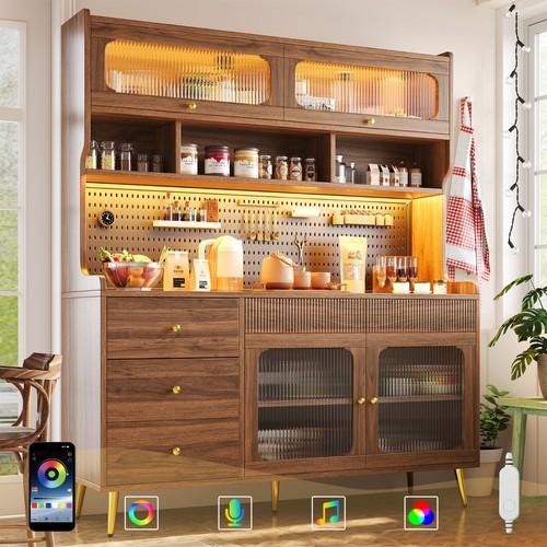 Led seitenboard buffetschrank - seitenboard,