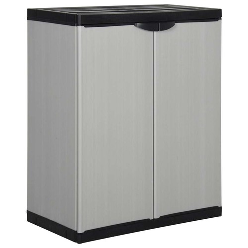Garten lagerschrank mit - mit, grau