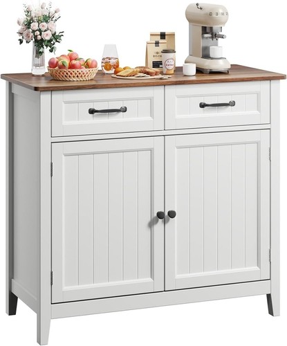 Sideboard weiß mit schublade - sideboard,