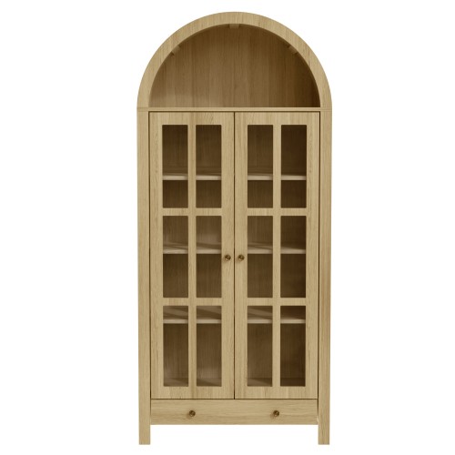 Bogenförmiger hochschrank - bogenförmiger,